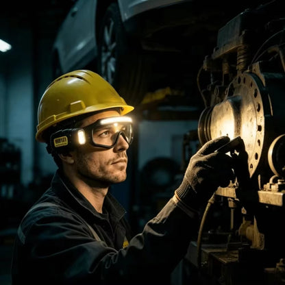 COB LED Glasses Headlight